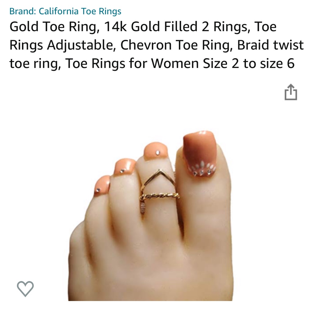 Toe Rings 14k Gold Filled